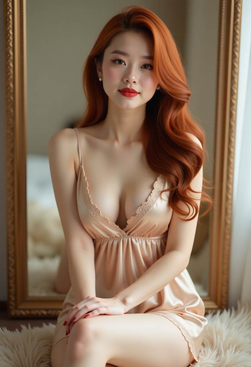 女性主角与狗在海边散步